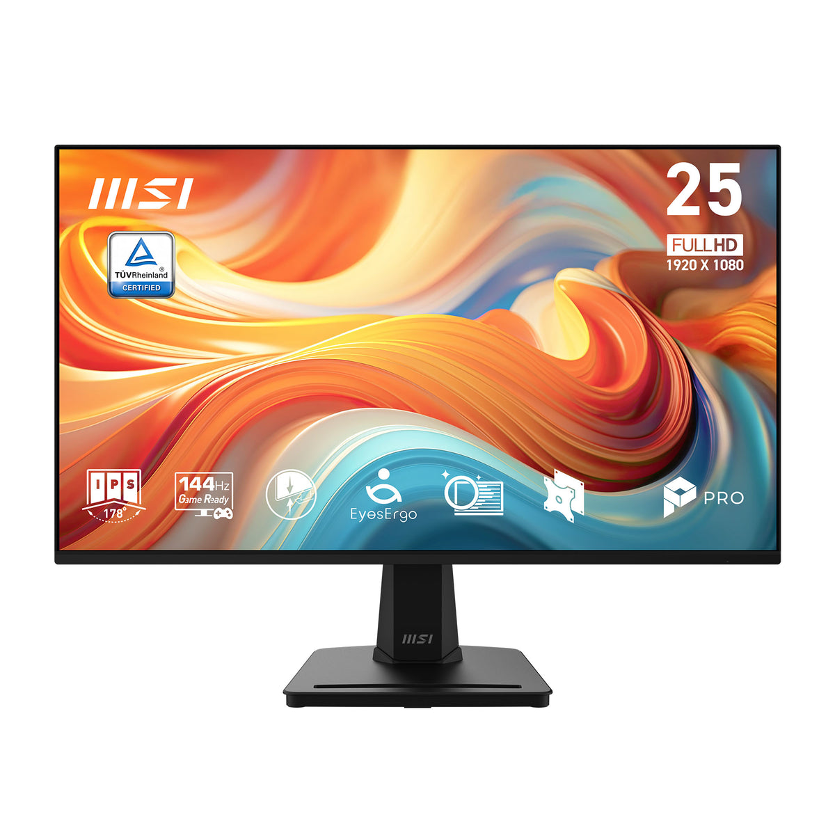 MSI Pro MP251 E14L Computerbildschirm 62,2 cm (24.5") 1920 x 1080 Pixel Full HD Schwarz