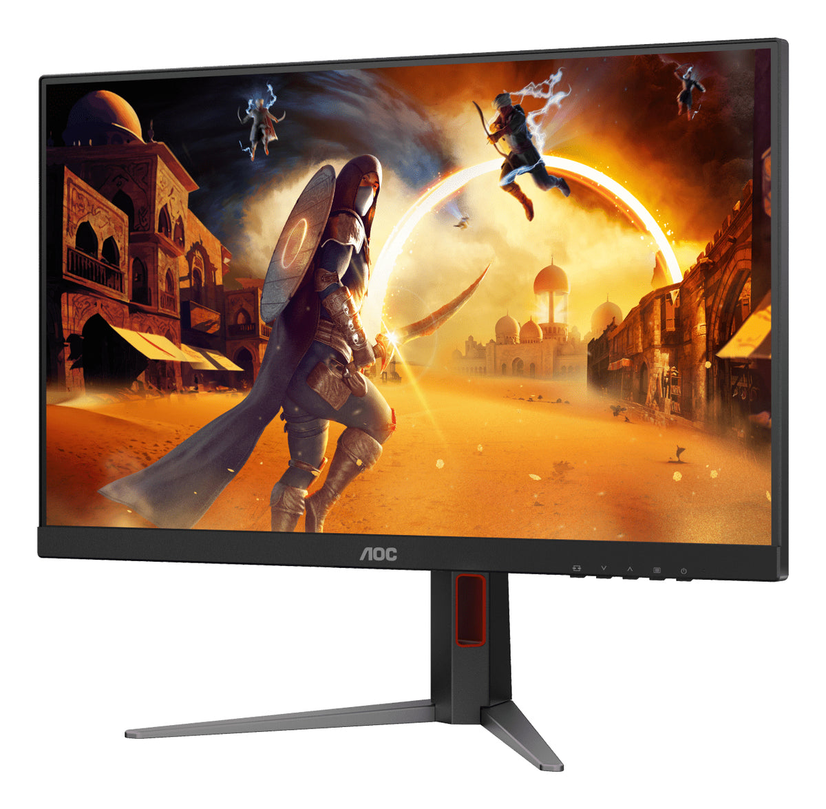 AOC G4 Q27G4ZD Computerbildschirm 67,3 cm (26.5") 2560 x 1440 Pixel Quad HD QD-OLED Schwarz, Rot