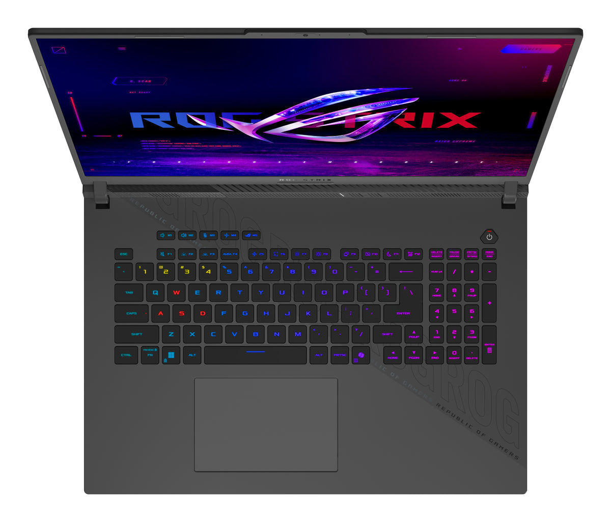 ASUS ROG Strix G18 G814FP-S9006W AMD Ryzen™ 9 9955HX Laptop 45,7 cm (18") WQXGA 32 GB DDR5-SDRAM 1 TB SSD NVIDIA GeForce RTX 5070 Wi-Fi 6E (802.11ax) Windows 11 Home Deutsch Grau