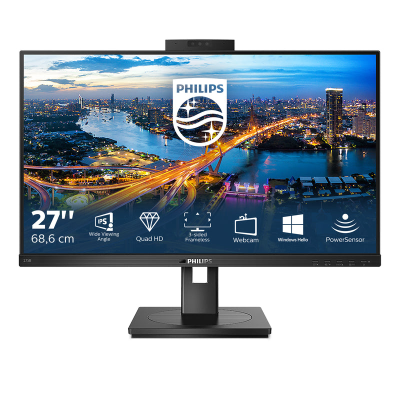 Philips B Line 275B1H/00 Computerbildschirm 68,6 cm (27") 2560 x 1440 Pixel 2K Ultra HD LED Schwarz