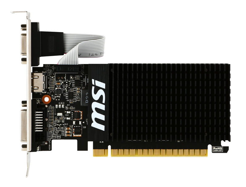 MSI GT 710 2GD3H LP Grafikkarte NVIDIA GeForce GT 710 2 GB GDDR3