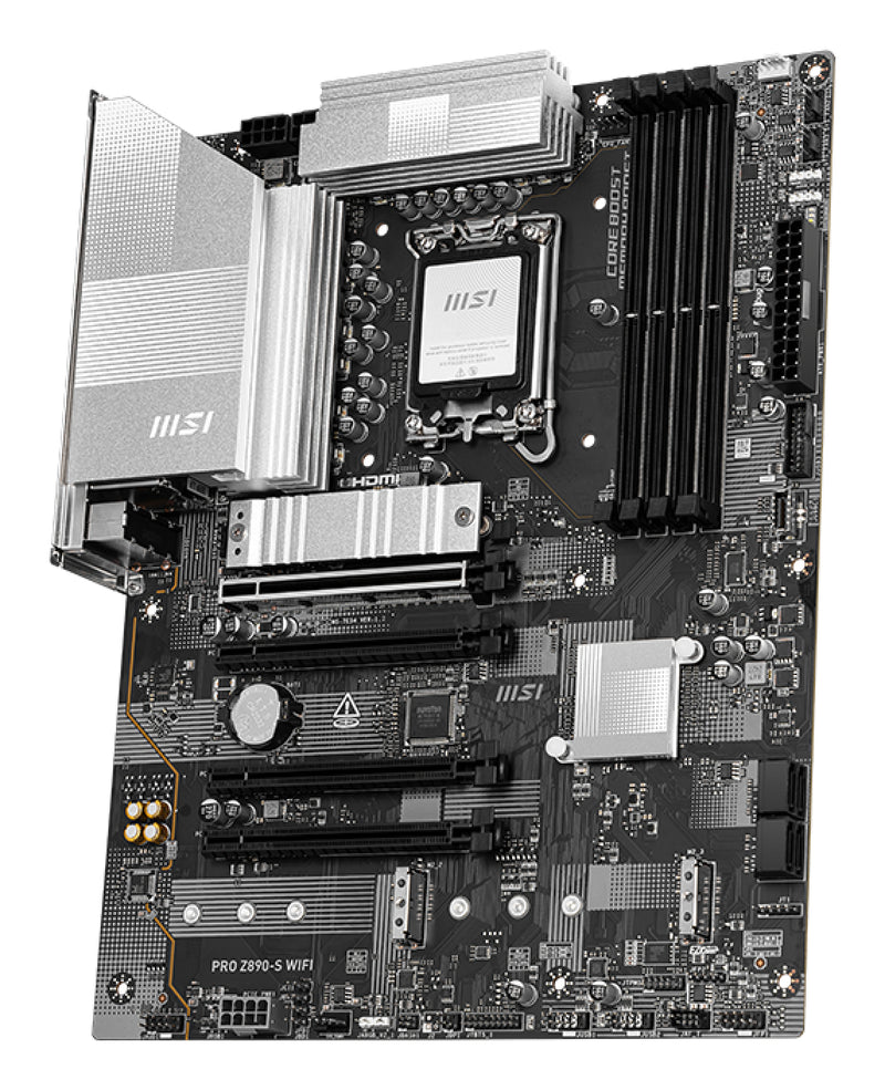 MSI PRO Z890-S WIFI Motherboard Intel Z890 LGA 1851 (Socket V1) ATX