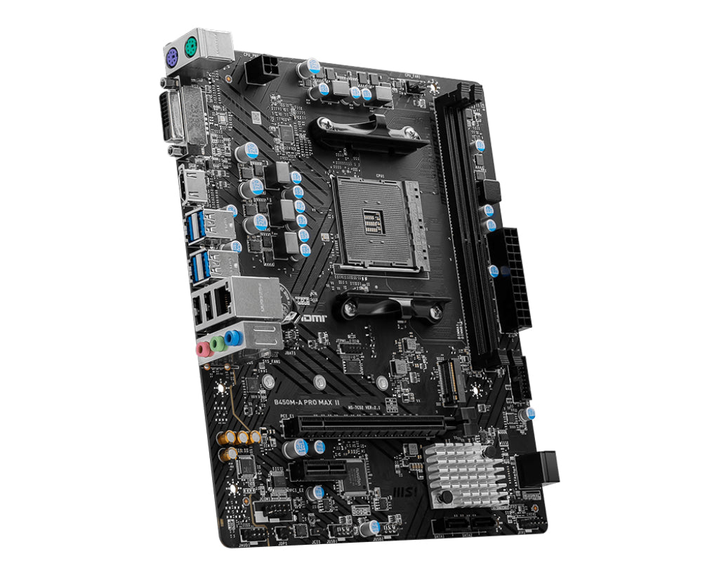 MSI B450M-A PRO MAX II Motherboard AMD B450 Sockel AM4 micro ATX
