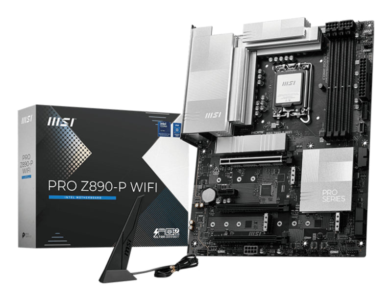 MSI PRO Z890-P WIFI Motherboard Intel Z890 LGA 1851 (Socket V1) ATX