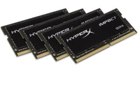 HyperX Impact 64GB DDR4 2400MHz Kit Speichermodul 4 x 16 GB 260-pin SO-DIMM