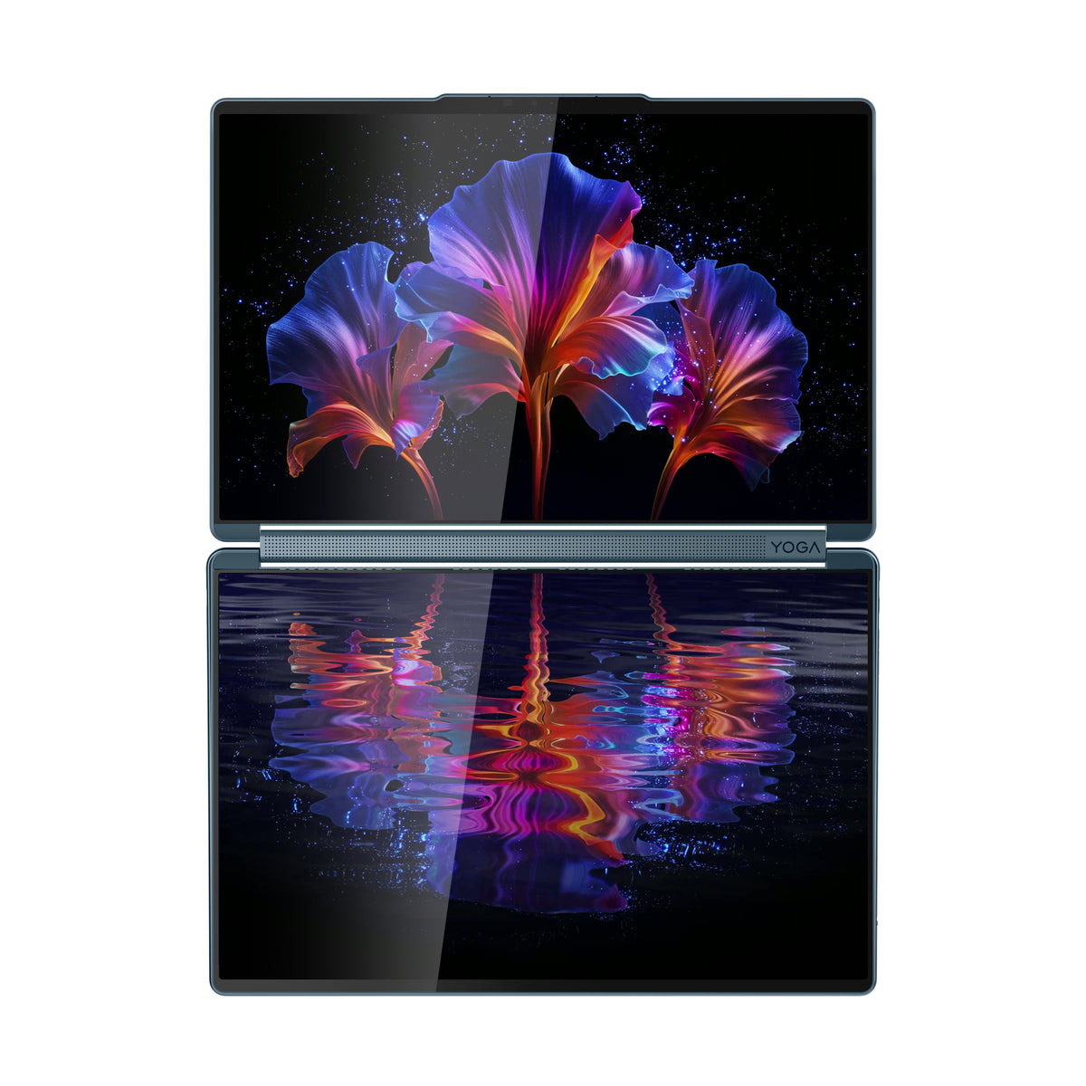 Lenovo Yoga Book 9 14IAH10 Intel Core Ultra 9 285H Hybrid (2-in-1) 35,6 cm (14") Touchscreen 2.8K 32 GB LPDDR5x-SDRAM 1 TB SSD Wi-Fi 7 (802.11be) Windows 11 Home Türkis Deutsch
