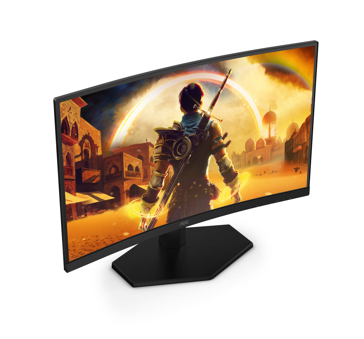 AOC G4 23.6" VA FHD 180Hz Computerbildschirm 59,9 cm (23.6") 1920 x 1080 Pixel Full HD LCD Schwarz, Rot