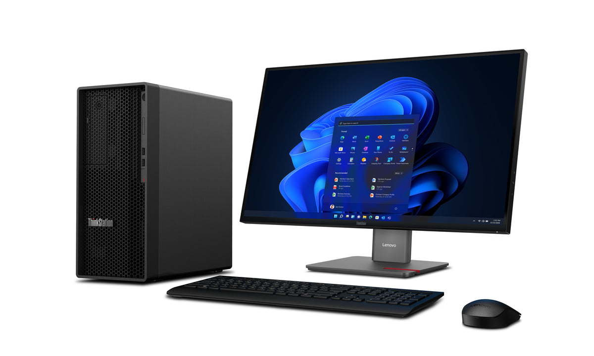 Lenovo ThinkStation P2 Tower Gen 2 Intel Core Ultra 5 225 32 GB DDR5-SDRAM 512 GB SSD Windows 11 Pro Arbeitsstation Schwarz