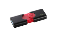 Kingston Technology DataTraveler 106 USB-Stick 64 GB USB Typ-A 3.2 Gen 1 (3.1 Gen 1) Schwarz, Rot