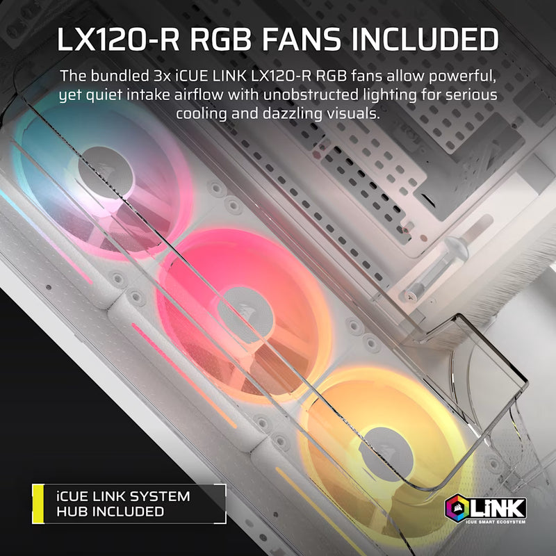 Corsair White Flagship Gaming PC | iCUE-LINK | RTX 5090 & Ryzen 9 9950X3D