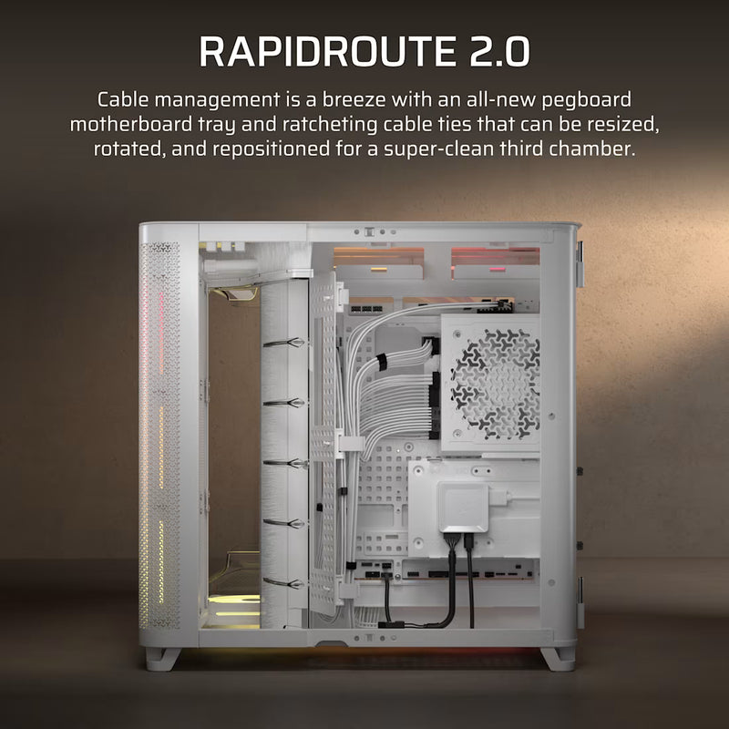 Corsair White Flagship Gaming PC | iCUE-LINK | RTX 5090 & Ryzen 9 9950X3D