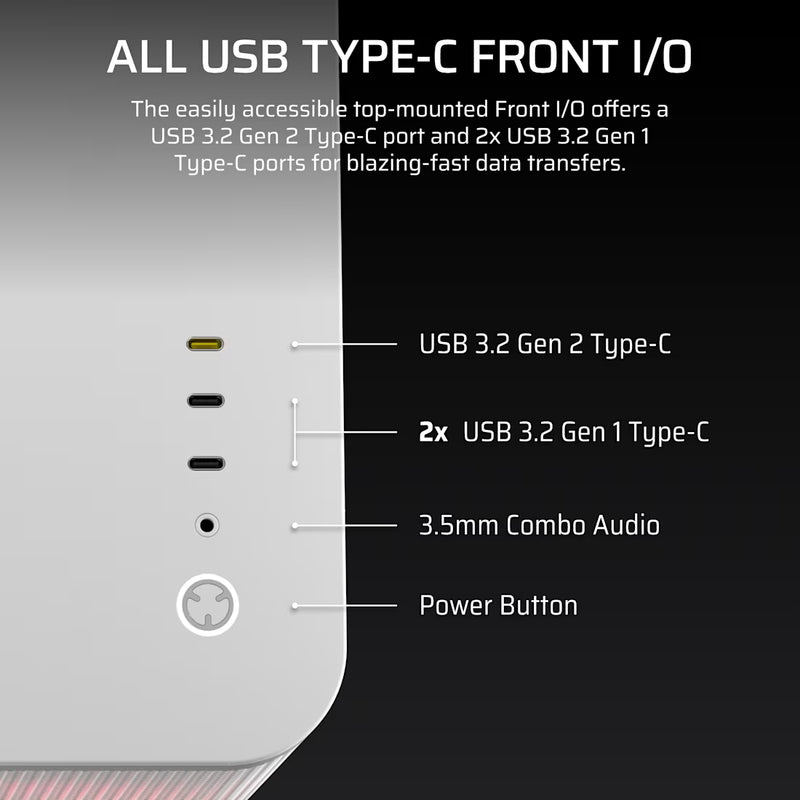Corsair White Flagship Gaming PC | iCUE-LINK | RTX 5090 & Ryzen 9 9950X3D