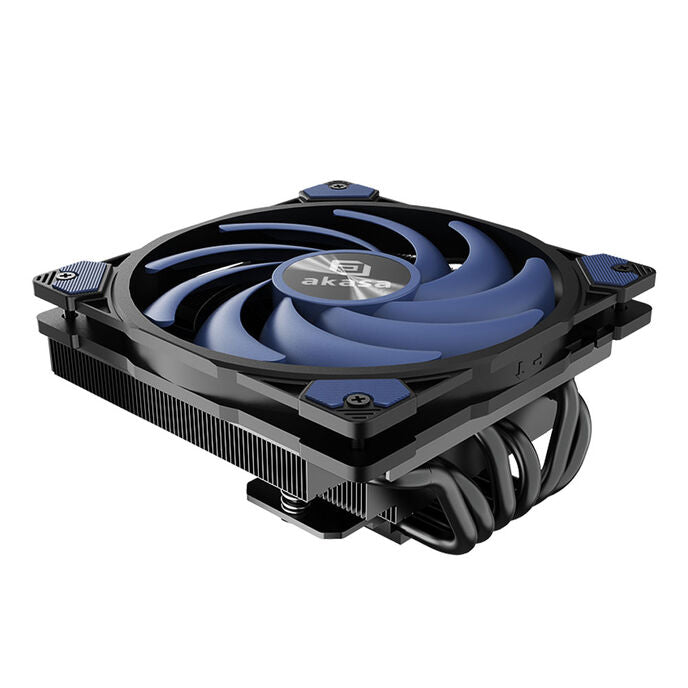 Akasa Alucia H6LS M2 CPU-Kühler - 120 mm, schwarz / blau