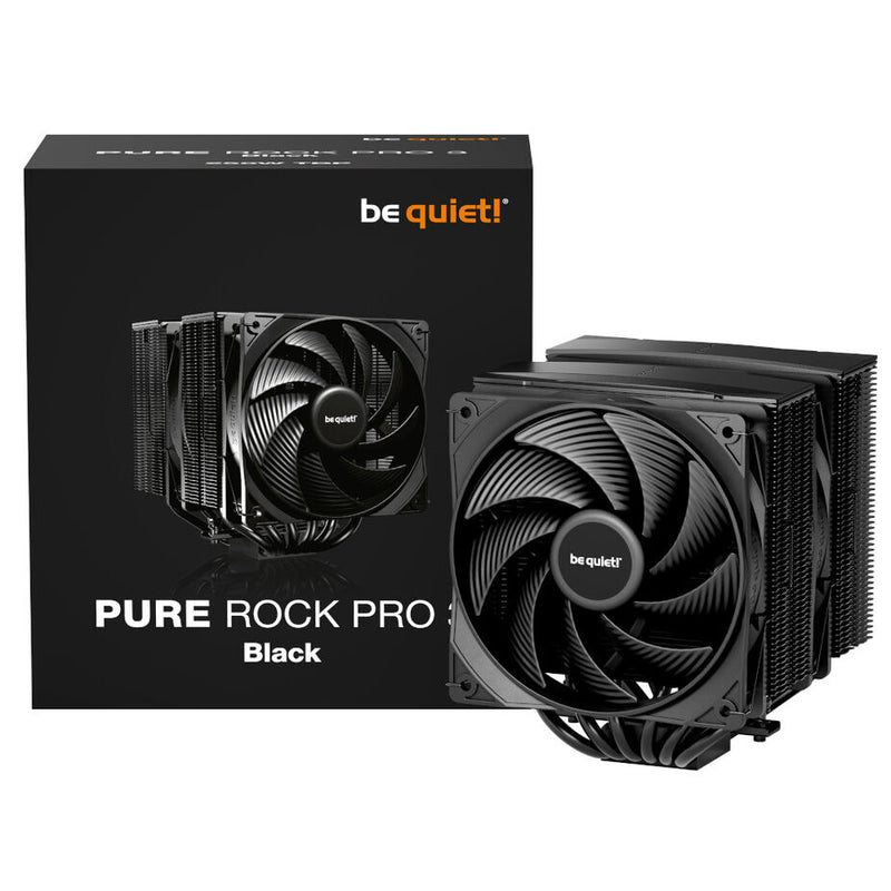be quiet! Pure Rock Pro 3 CPU-Kühler - 120mm, schwarz