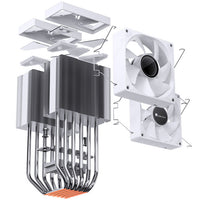Jonsbo CR-1400 DV2 38.2 CFM Air 136mm White