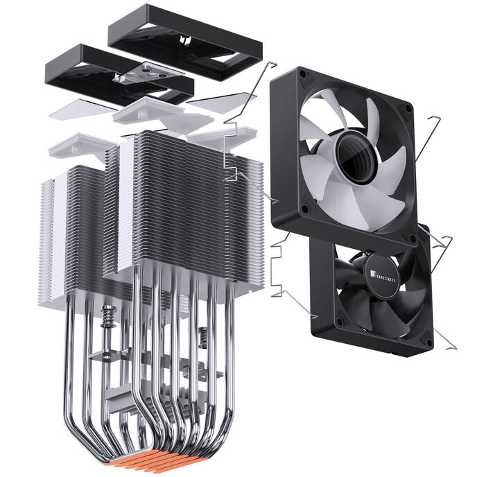 Jonsbo CR-1400 DV2 Air 136mm 38.2 CFM Black