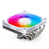 K Jonsbo HP600 Low Profile CPU-Kühler, 120 mm - weiß, A-RGB