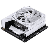 K Jonsbo HP600 Low Profile CPU-Kühler, 120 mm - weiß, A-RGB