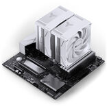 K Jonsbo CR-3000E Refroidisseur de CPU 3 broches, double tour, RGB, 260W TDP - blanc, 120mm