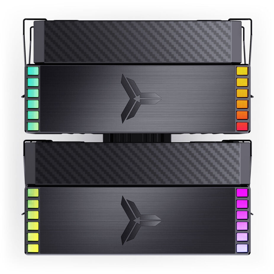 Ventirad K Jonsbo HX6280, PWM, RGB - 130mm, noir
