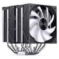 K Jonsbo CA80 Refroidisseur de CPU, double tour, 2 x 120 mm, PWM, ARGB - noir