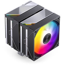 Jonsbo CA80 CPU-Kühler, Dual-Tower, 2 x 120mm, PWM, ARGB schwarz