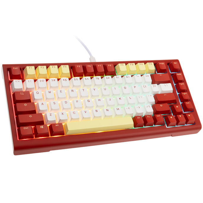Ducky ProjectD x Fallout Bundle, Tinker 75 + Nuka-Cola Mauspad - MX2A Red, ANSI (US)