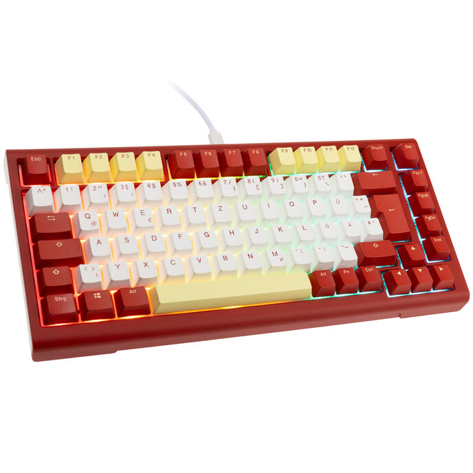 Ducky ProjectD x Fallout Bundle, Tinker 75 + Nuka-Cola Mauspad - MX2A Speed-Silver, ISO (DE)