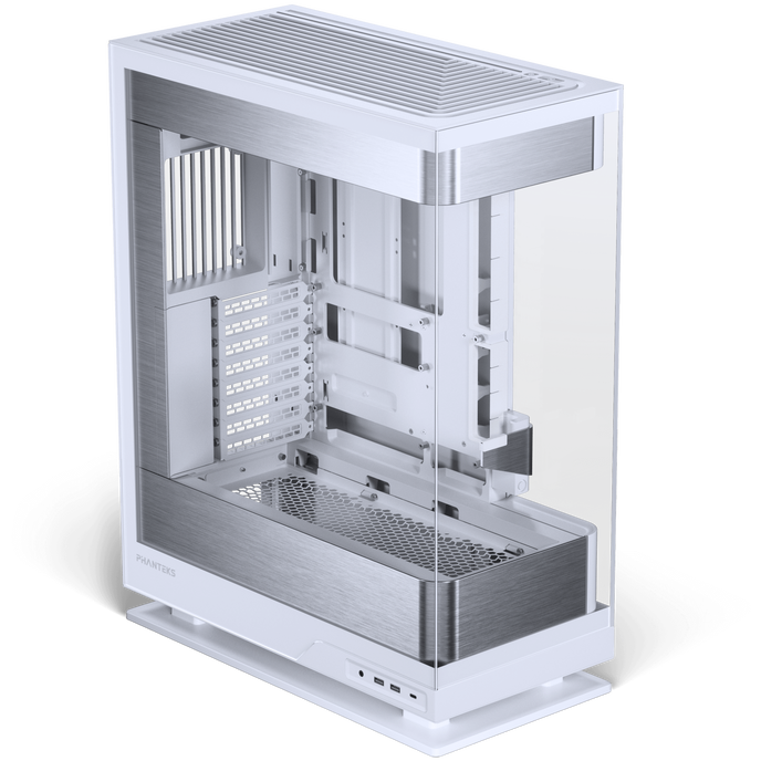 PHANTEKS Evolv X2 PC-Gehäuse, Midi-Tower, E-ATX, Tempered Glass, DRGB - weiß + Glacier One 360M25 Gen2 DRGB AiO Wasserkühlung - 360mm