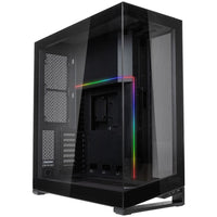 PHANTEKS NV Series NV7 E-ATX-Gehäuse, Tempered Glass, ARGB - schwarz & M25 Gen2 PWM D-RGB Lüfter 3er-Pack - Reverse Blade, 140mm + DRGB Kit