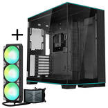 Lian Li O11D EVO RGB + TRYX PANORAMA SE ARGB Komplett-Wasserkühlung - schwarz, 360mm
