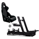 Next Level Racing GTElite Aluminium Simulator Cockpit Wheel Plate Edition O-Rouge C1-XL Cold Fusion