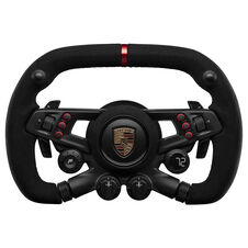Fanatec CSL Elite Porsche Vision GT Lenkrad, Wildleder, OLED-Display, 310 mm Breite schwarz