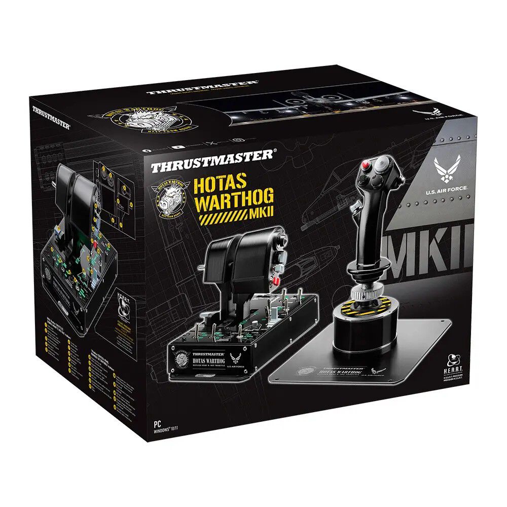 Thrustmaster HOTAS Warthog MKII Schwarz, Grau USB Flugsimulation Digital PC