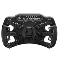 Asetek SimSports Invicta Formula Lenkrad, 4,3-Zoll-LCD, USB-C - Red on Black Edition