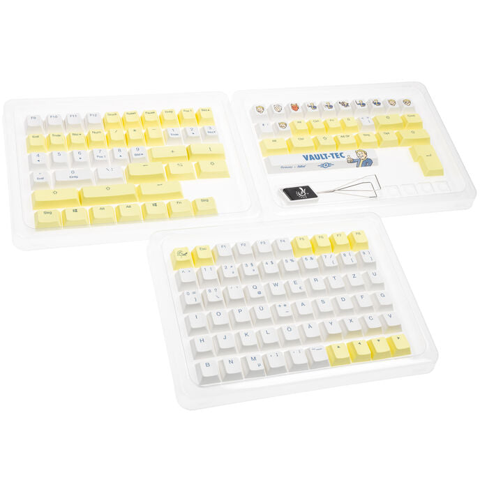 Ducky Ducky x Fallout Keycap Set - 132 Stück, ISO (DE)