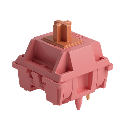 AKKO Rosewood Switches, mechanisch, 5-Pin, linear, MX-Stem, 40g - 45 Stück