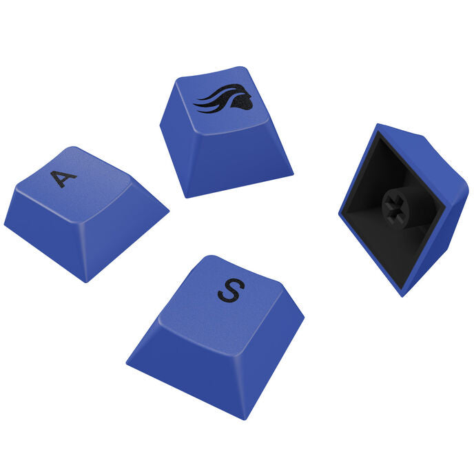 Glorious GPBT Basics Keycaps, ANSI Layout (US), PBT, Dye-Sub - Mana Blue