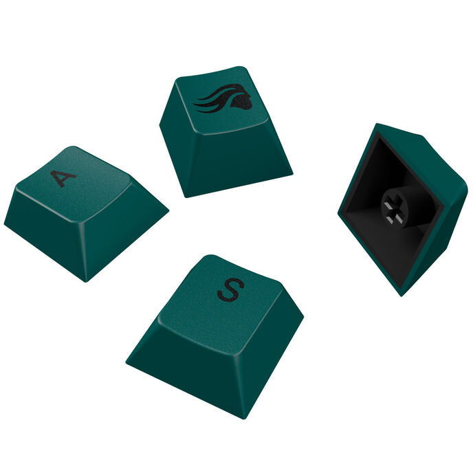 Glorious GPBT Basics Keycaps, ANSI Layout (US), PBT, Dye-Sub - Totem Green