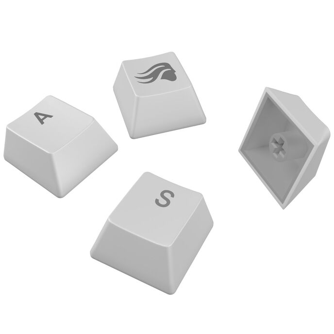Glorious GPBT Backlit Keycaps, ANSI Layout (US), PBT, Dye-Sub - Weiß