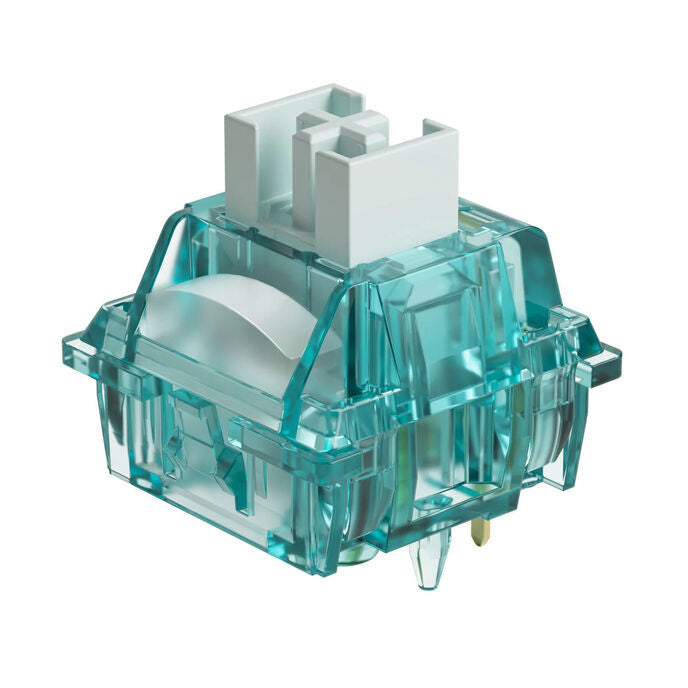 AKKO Creamy Cyan Switches, mechanisch, 5-Pin, clicky, MX-Stem, 50g - 45 Stück