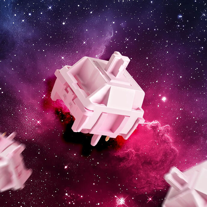 AKKO Stellar Rose Switches, mechanisch, 5-Pin, linear, MX-Stem, 37g - 45 Stück