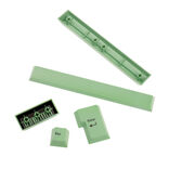 GMK Additional Kit, ABS-Keycaps, Double-Shot, Erweiterungsset für ISO & ANSI - pastell grün