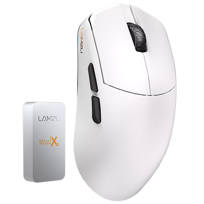 Lamzu Maya X Gaming-Maus 8K Wireless - weiß