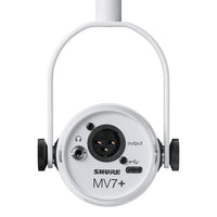 Shure MV7+-K Podcast Mikrofon XLR/USB - weiß