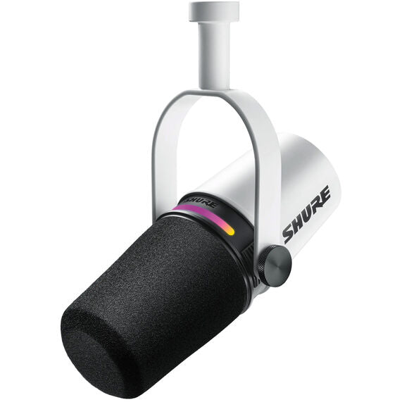 Shure MV7+-K Podcast Mikrofon XLR/USB - weiß