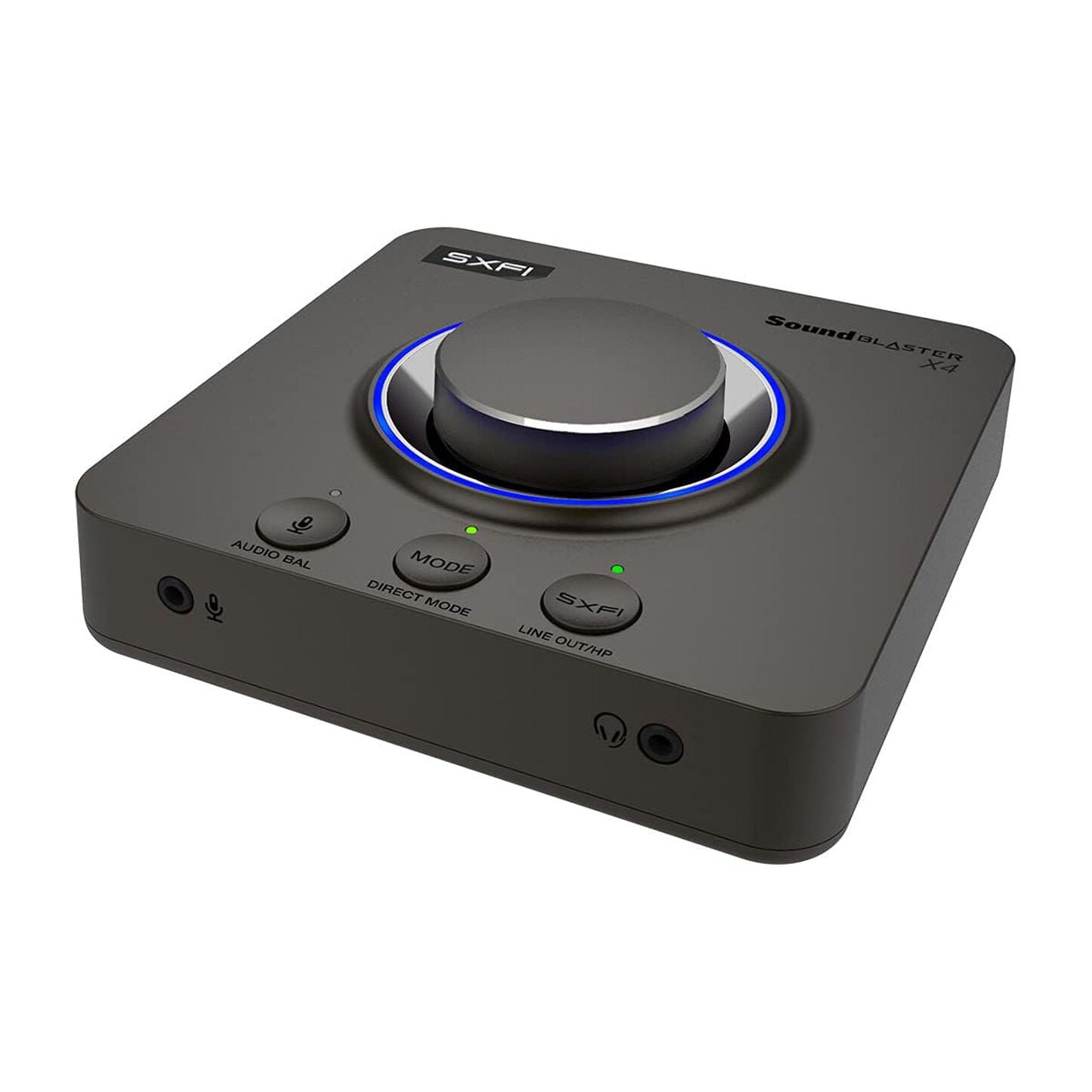 Creative Soundblaster X4 USB-Soundkarte, 192 kHz Hi-Res, 7.1 Surround - anthrazit