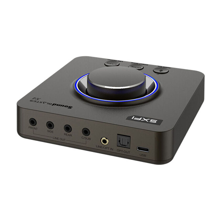 Creative Soundblaster X4 USB-Soundkarte, 192 kHz Hi-Res, 7.1 Surround - anthrazit