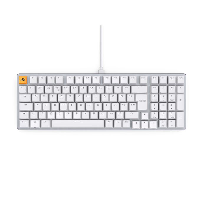 Glorious GMMK2 Full Size Prebuilt ISO White Ice - UK