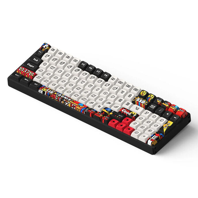 IQUNIX F97 Graffiti Slate Wireless Gaming Tastatur, RGB - Moonstone-Switches
